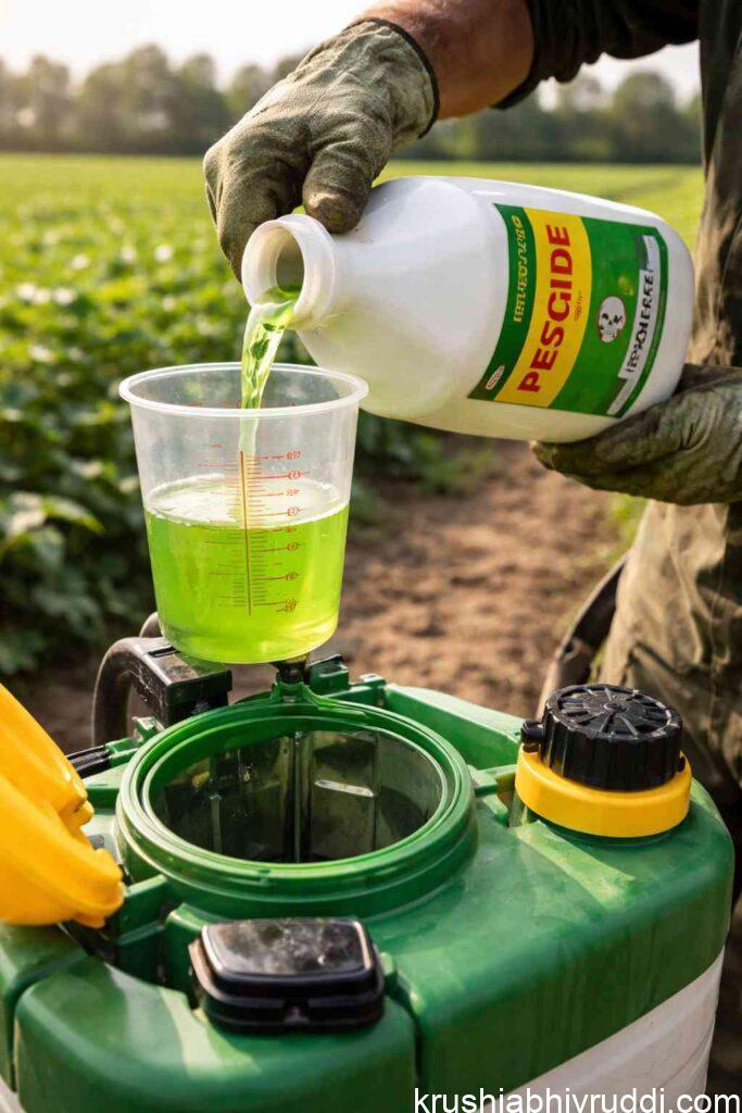 measurement of agrochemicals is very important